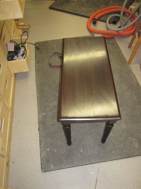 Piano bench restoration