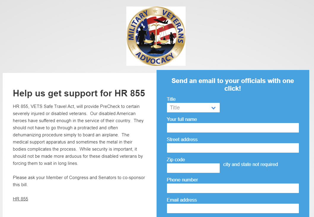 Support For Disabled Veterans