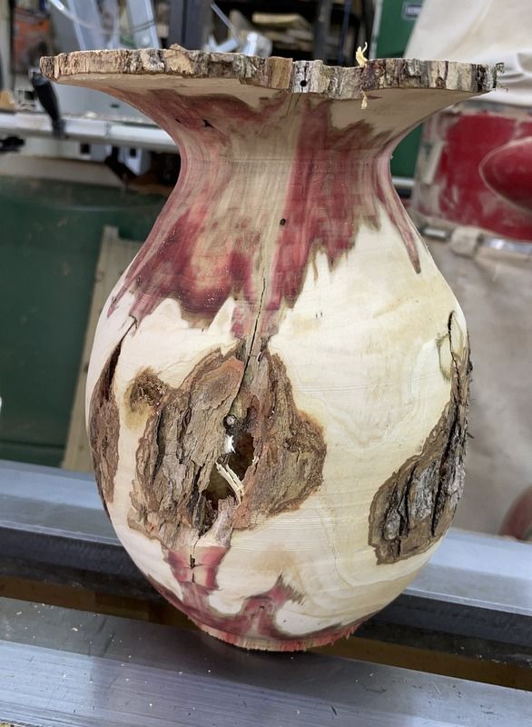 First hollow form using the camera setup.