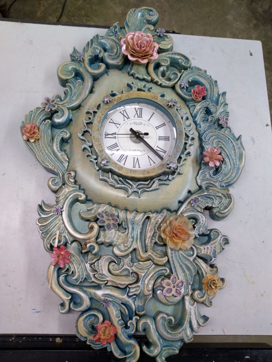 Largest clock with most flowers Largest clock with most flowers