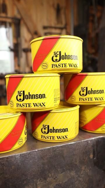 VTG Discontinued SC Johnson Paste Wax Original Formula Long Lasting Shine  in Can