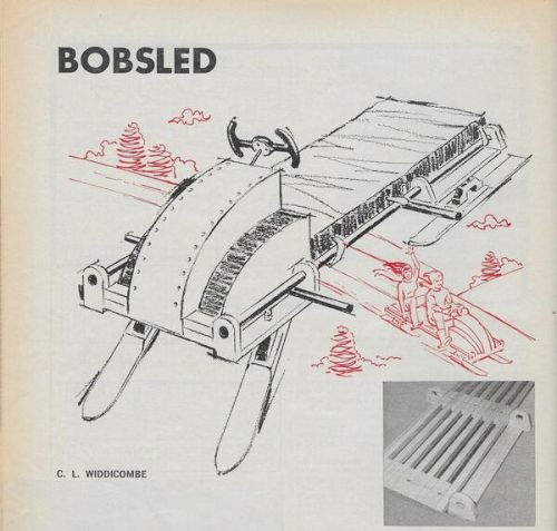 Workbench Magazine November-December 1967 Bobsled