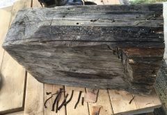 Mid-1800s heartpine post split and resawn 3.JPG
