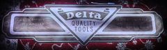 Delta  — Art Deco Badge Sign