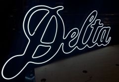 Delta — Script Lettering (Illuminated)