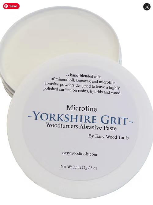 Yorkshire Grit Microfine - Abrasive Paste (resins_hybrids_woods) Easy Wood Tools