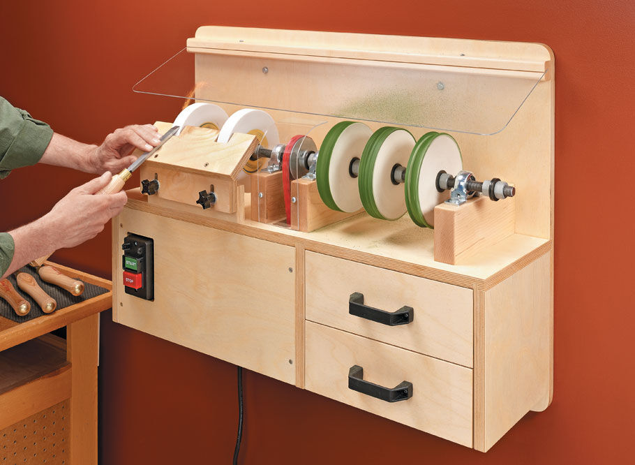 Woodsmith Multi Wheel Sharpening Station