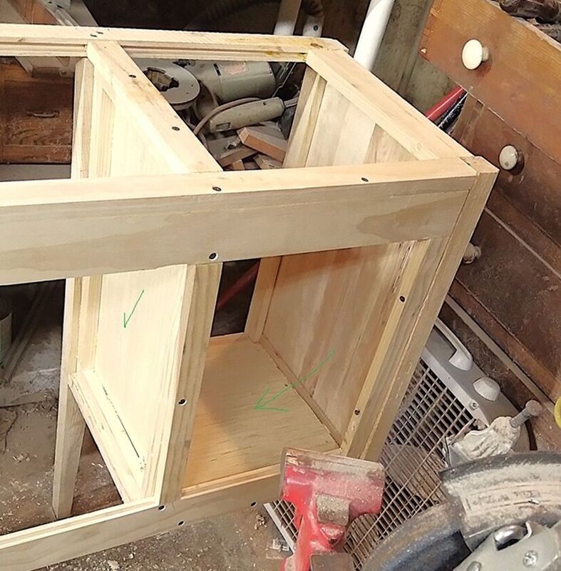 Sideboard Proj., Plywood, Floor installed .jpg