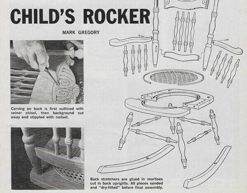 Workbench Magazine November-December 1968 Childs Rocker