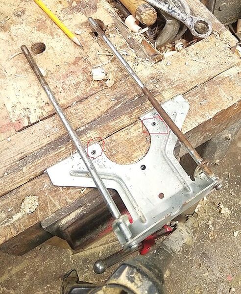 MAR 12, router work, drilled jig  .jpg