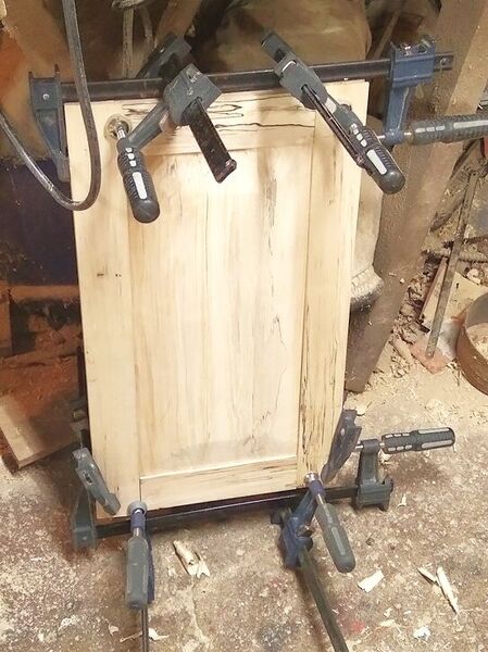 MAR 20, drawer parts, door #1 glued up  .jpg