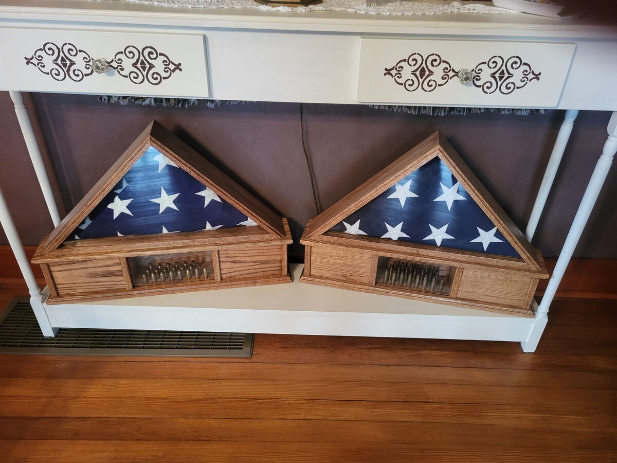 A Pair of Flag Cases