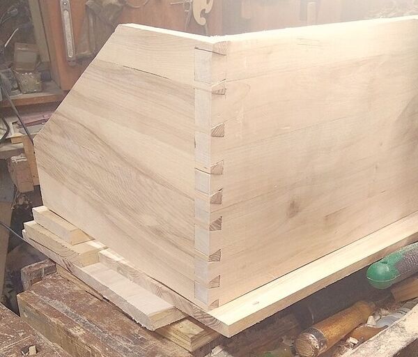 July Project, Dovetails, 1st corner done  .jpg