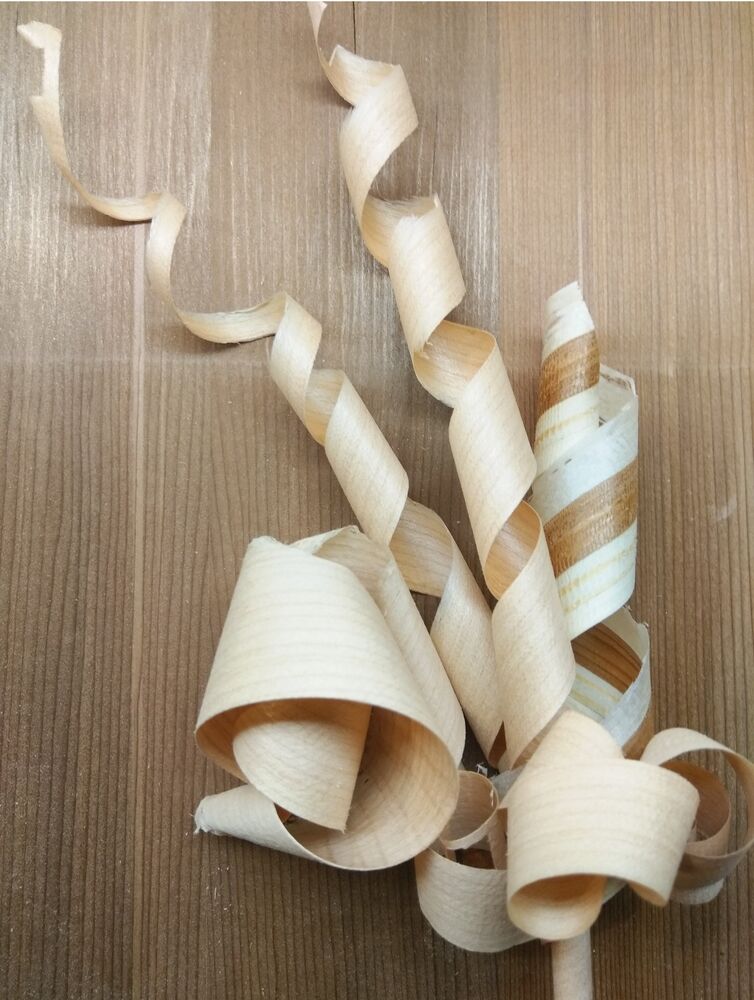 Ribbons out of shavings