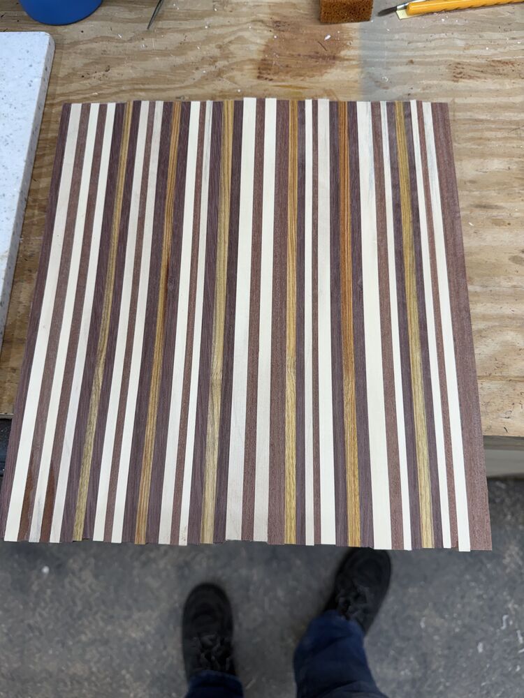 Bowl from a board