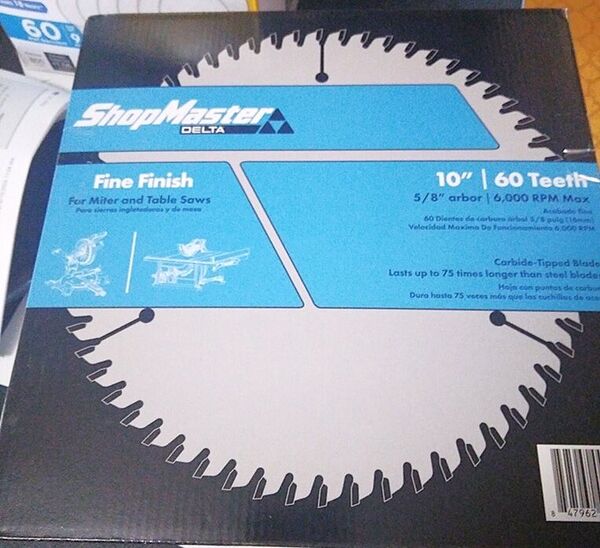 21 Aug, Tablesaw work, new finish blade  .jpg