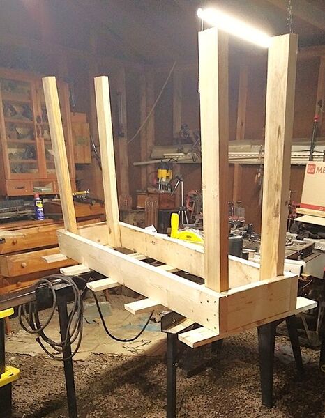 23 Aug, Bench Builder, install 4 legs  .jpg