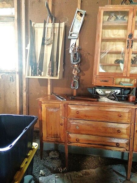 New Woodshop, day 2, small clamp stored  .jpg