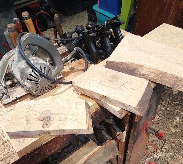14 Sept., puttering, cut out the scraps  .jpg