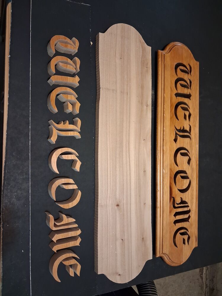 A Welcome plaque