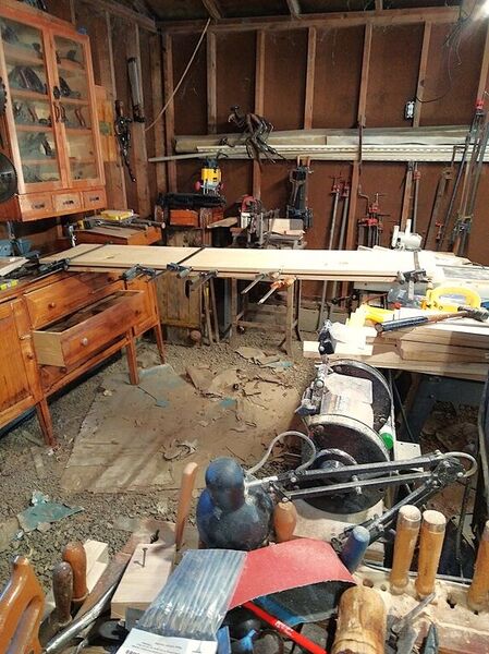 7 OCT., Pantry Proj., Glue ups  .jpg