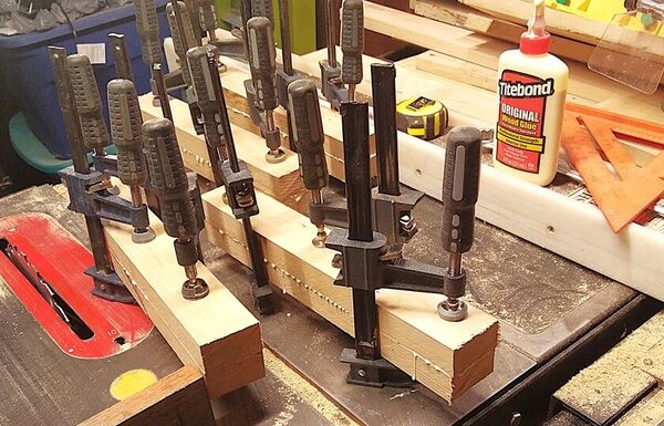 Coffee Table Proj., 4 leg glue-ups  .jpg