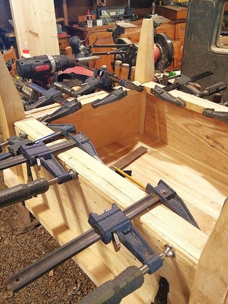 Coffee Table  Proj., Slips, clamped up  .jpg