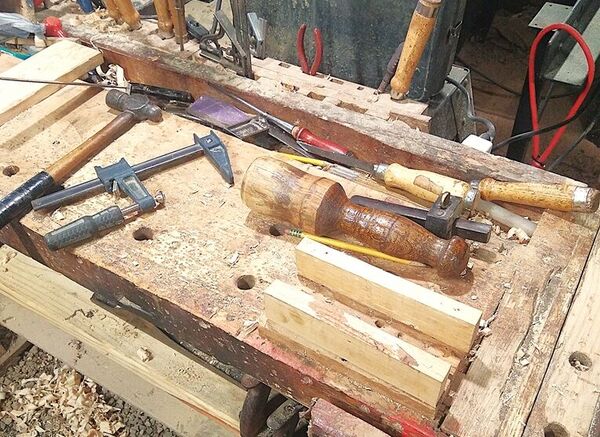 Coffee Table Proj., mortises, busy bench  .jpg